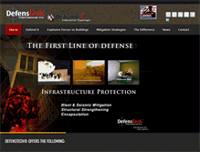 Tablet Screenshot of defenstech.com